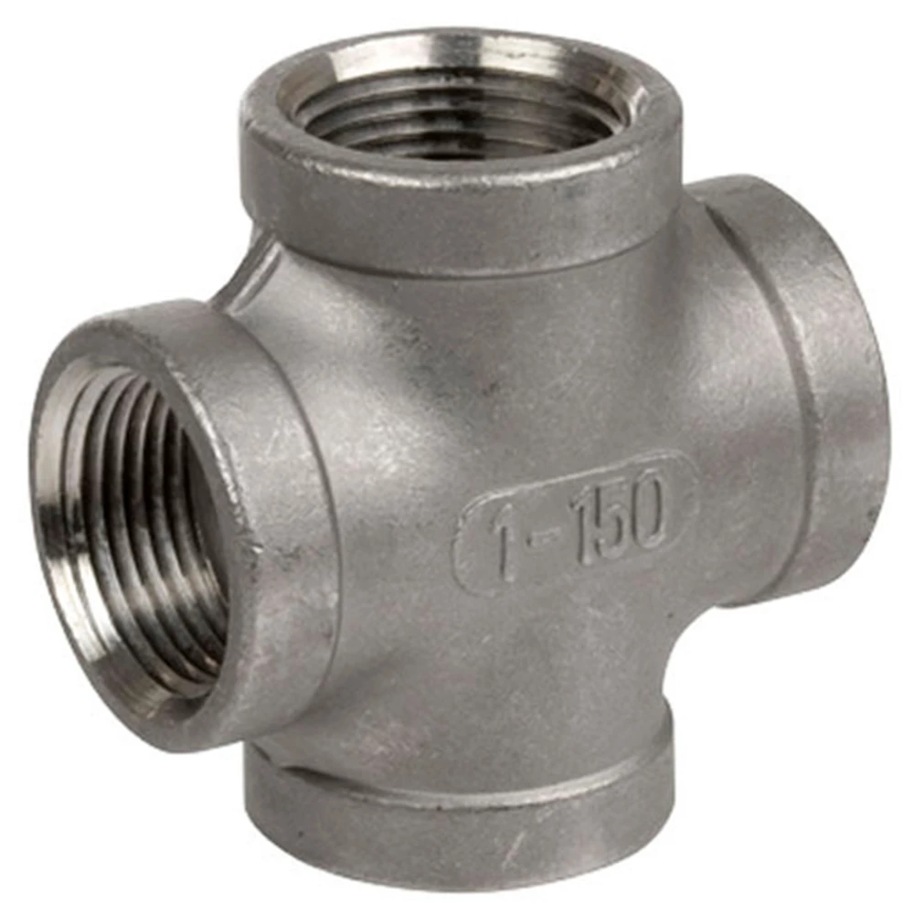 Крестовина Китай 3/8″ Ду10 Ру20 корпус – нержавеющая сталь AISI304, внутренняя резьба