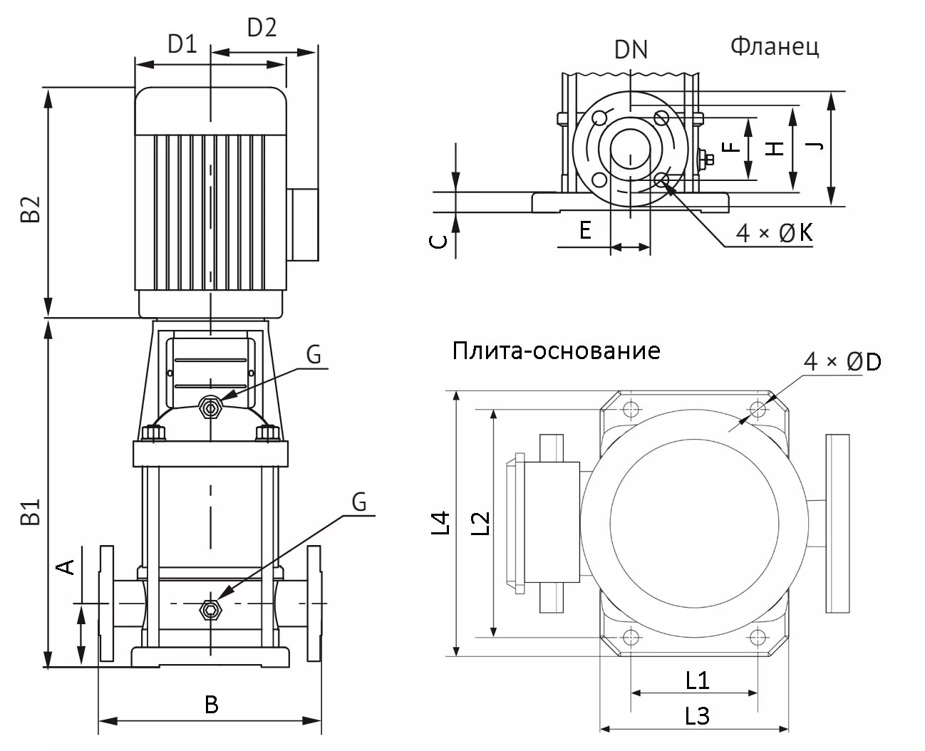 Насос многоступенчатый Unipump MVH 8-20 поверхностный, корпус - алюминий, мощность - 7.5кВт, напор - 186м, производительность - 134л/мин, 380В