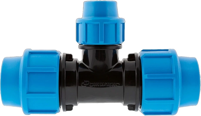 Тройник переходный Джилекс Дн32х20 Ру16 ПНД, присоединение - компрессионное (9355)