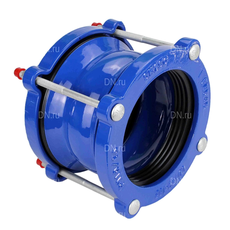 Муфта соединительная ДРК CCDS2112E-SS Ду50 Ру16, корпус - сталь S235, уплотнение - EPDM, обжимной диаметр 59-72мм TIAN